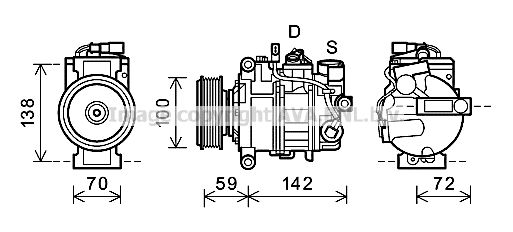 AVA QUALITY COOLING Kompresors, Gaisa kond. sistēma AIAK338